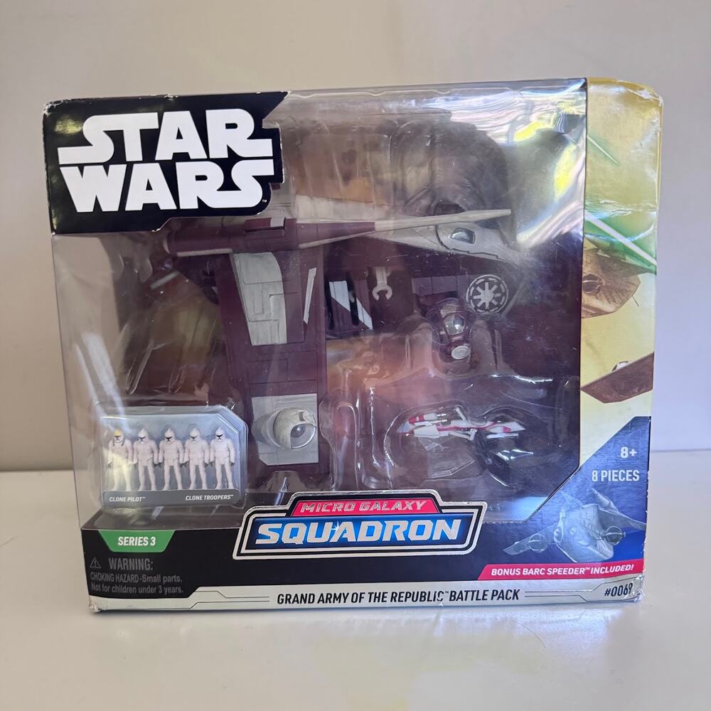 Star Wars Micro Galaxy Squadron Grand Army of the Republic Battle Pack New